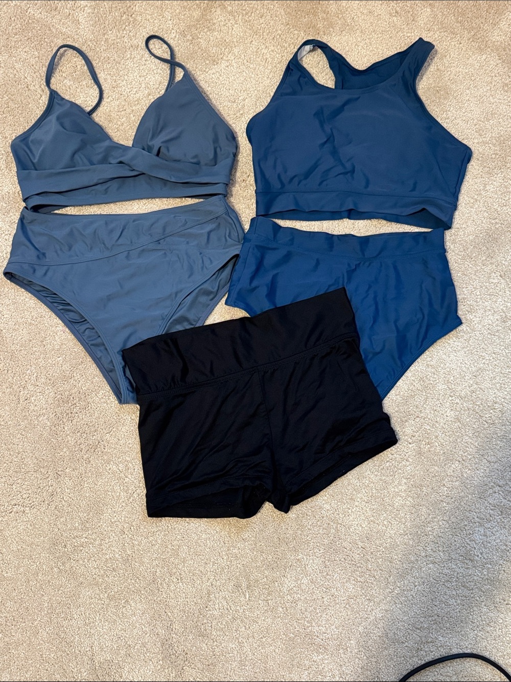 Cupshe Swimsuits - High Waisted - Medium + Small Swim Shorts